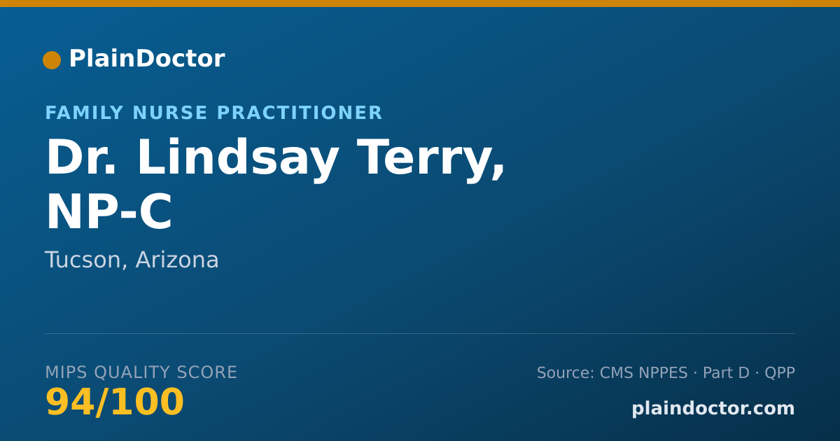 Shareable card for Lindsay Terry, NP-C - Family Nurse Practitioner, Tucson, AZ