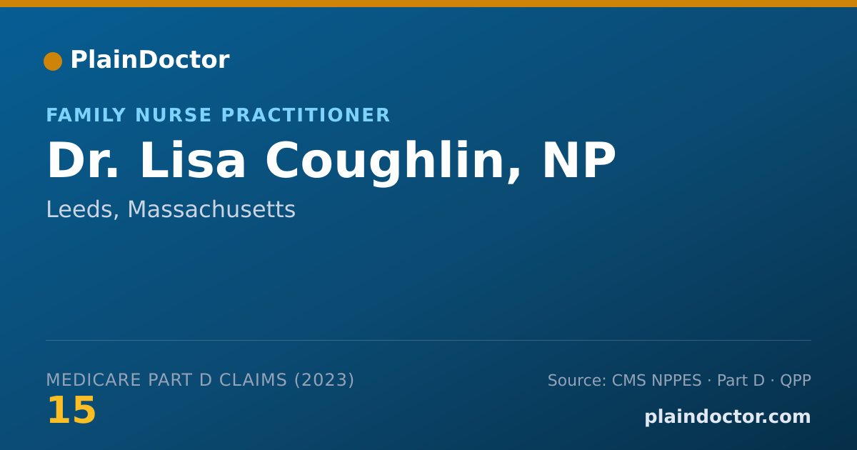 Shareable card for Lisa Coughlin, NP - Family Nurse Practitioner, Leeds, MA