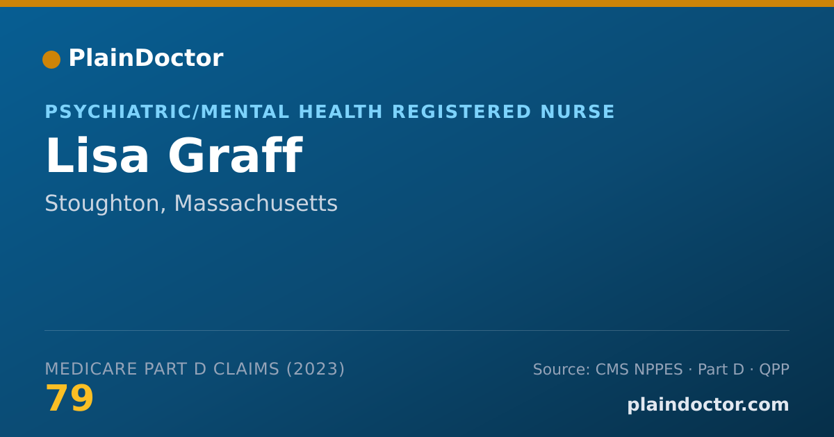 Shareable card for Lisa Graff - Psychiatric/Mental Health Registered Nurse, Stoughton, MA