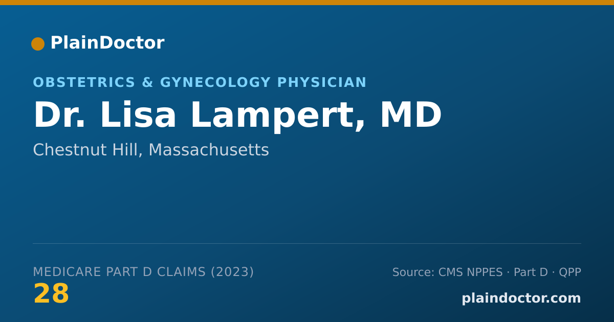Shareable card for Lisa Lampert, MD - Obstetrics & Gynecology Physician, Chestnut Hill, MA