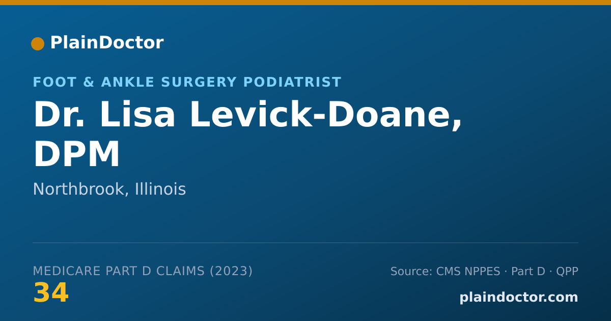 Shareable card for Lisa Levick-Doane, DPM - Foot & Ankle Surgery Podiatrist, Northbrook, IL