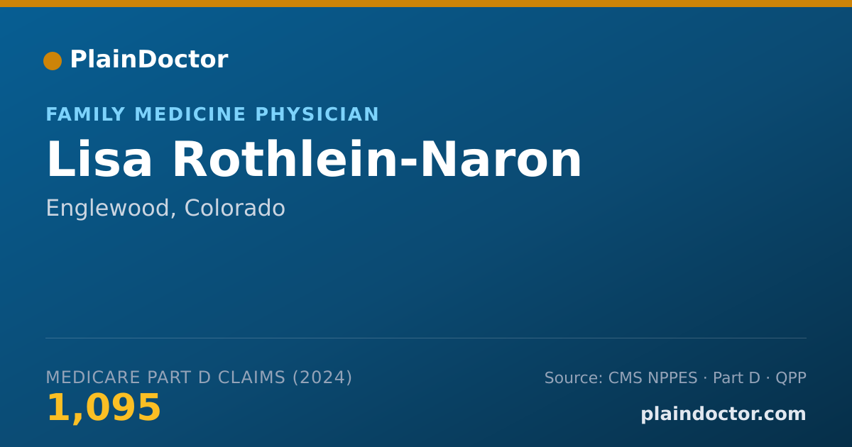 Shareable card for Lisa Rothlein-Naron - Family Medicine Physician, Englewood, CO