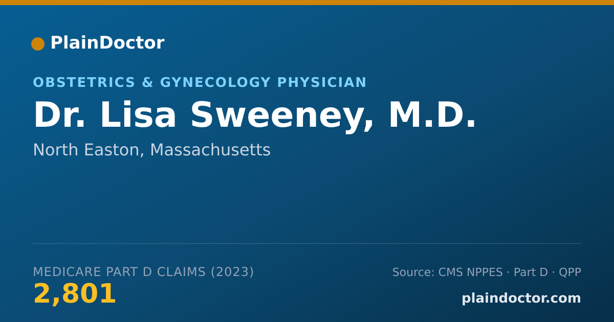 Shareable card for Lisa Sweeney, M.D. - Obstetrics & Gynecology Physician, North Easton, MA