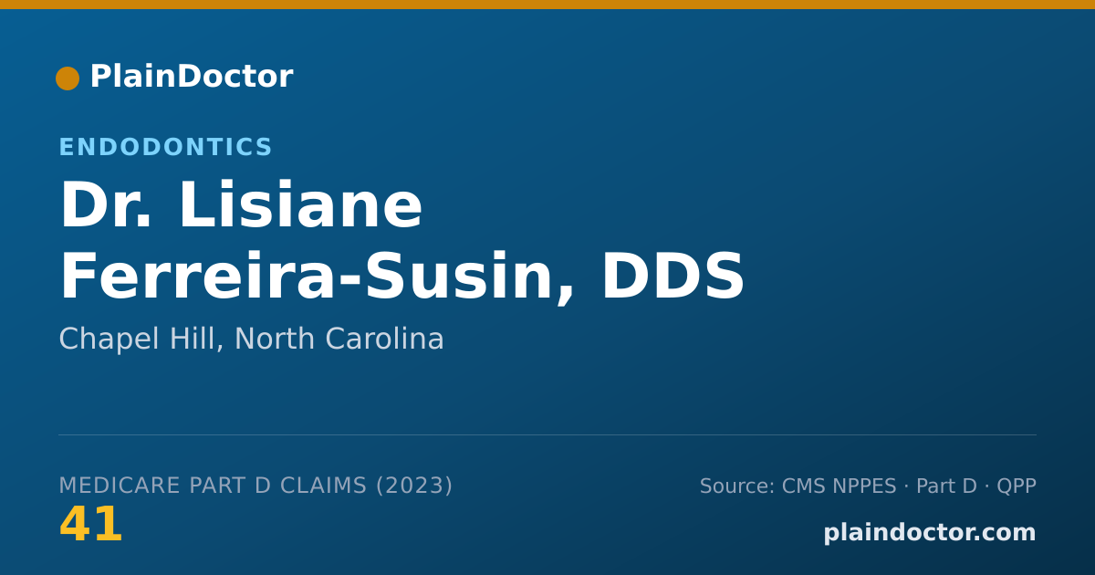 Shareable card for Lisiane Ferreira-Susin, DDS - Endodontics, Chapel Hill, NC