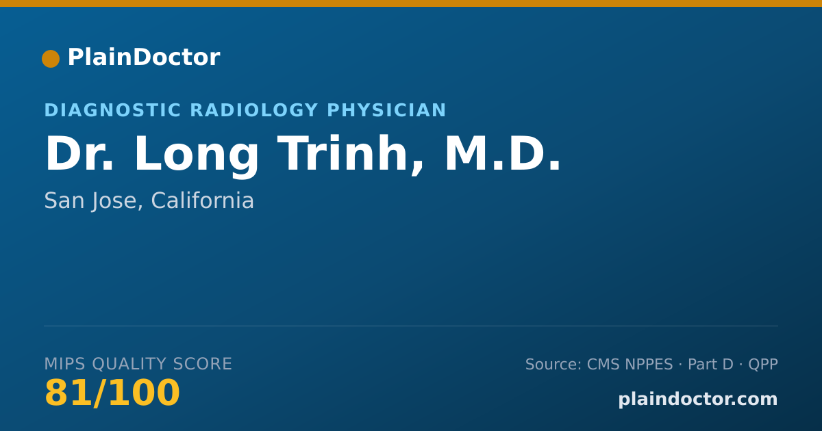 Shareable card for Long Trinh, M.D. - Internal Medicine Physician, San Jose, CA