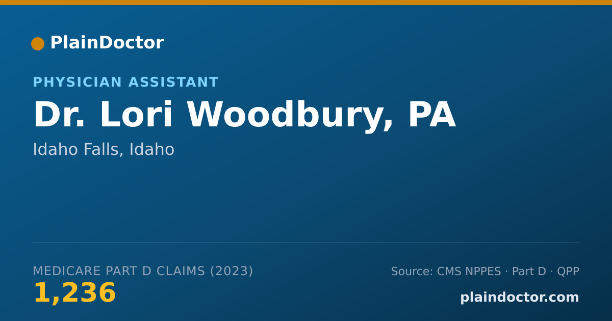 Shareable card for Lori Woodbury, PA - Physician Assistant, Idaho Falls, ID