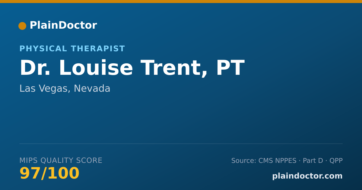 Shareable card for Louise Trent, PT - Physical Therapist, Las Vegas, NV