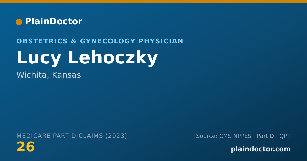 Shareable card for Lucy Lehoczky - Obstetrics & Gynecology Physician, Wichita, KS