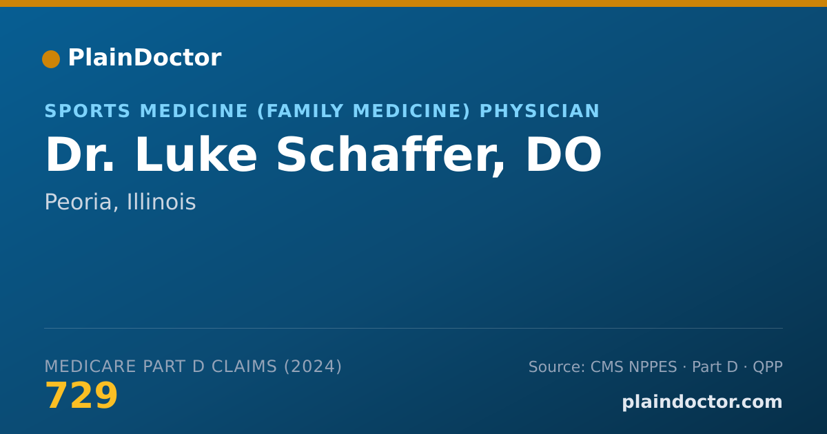 Shareable card for Luke Schaffer, DO - Family Medicine Physician, Circleville, OH