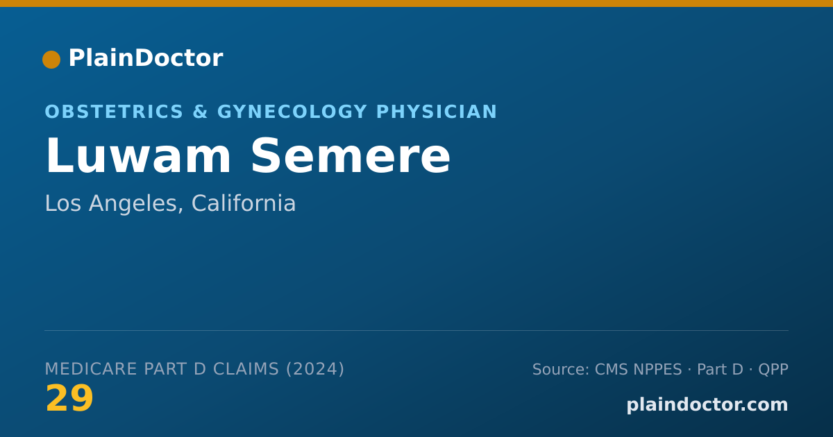 Shareable card for Luwam Semere - Specialist, Los Angeles, CA