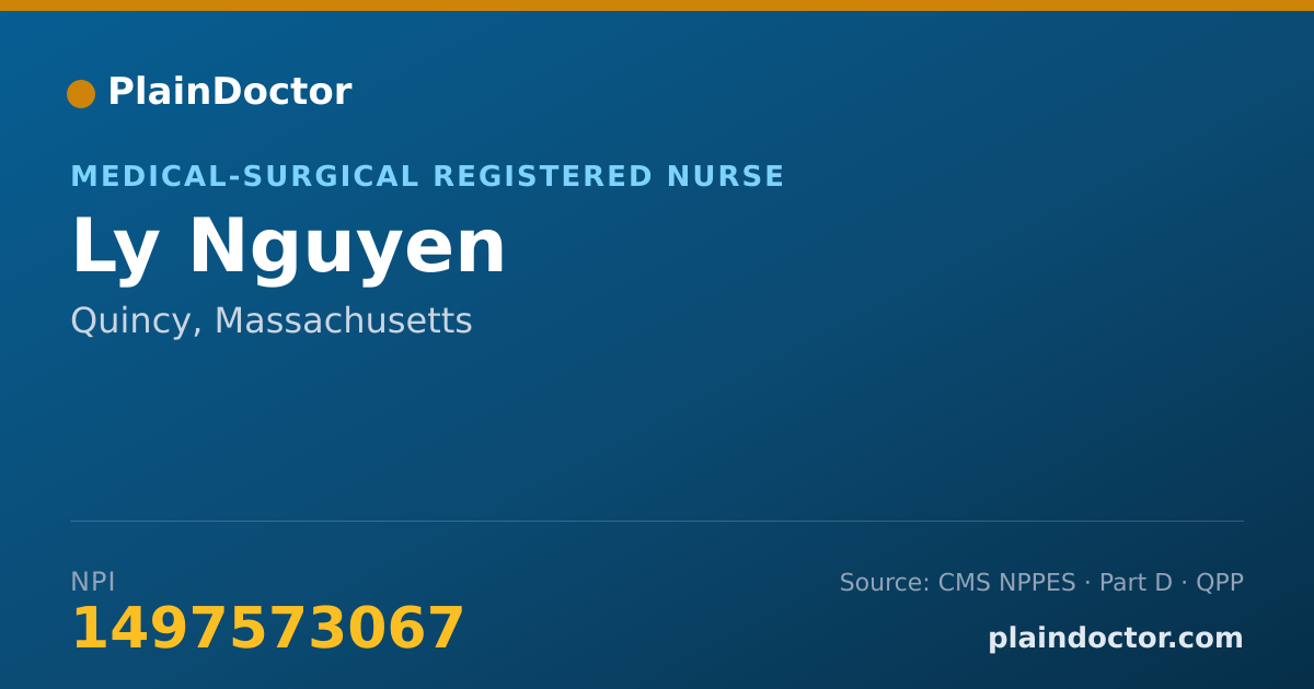 Shareable card for Ly Nguyen - Medical-Surgical Registered Nurse, Quincy, MA