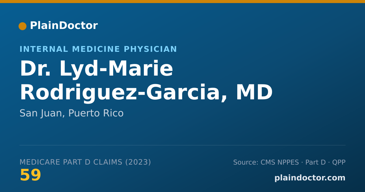 Shareable card for Lyd-Marie Rodriguez-Garcia, MD - Internal Medicine Physician, San Juan, PR