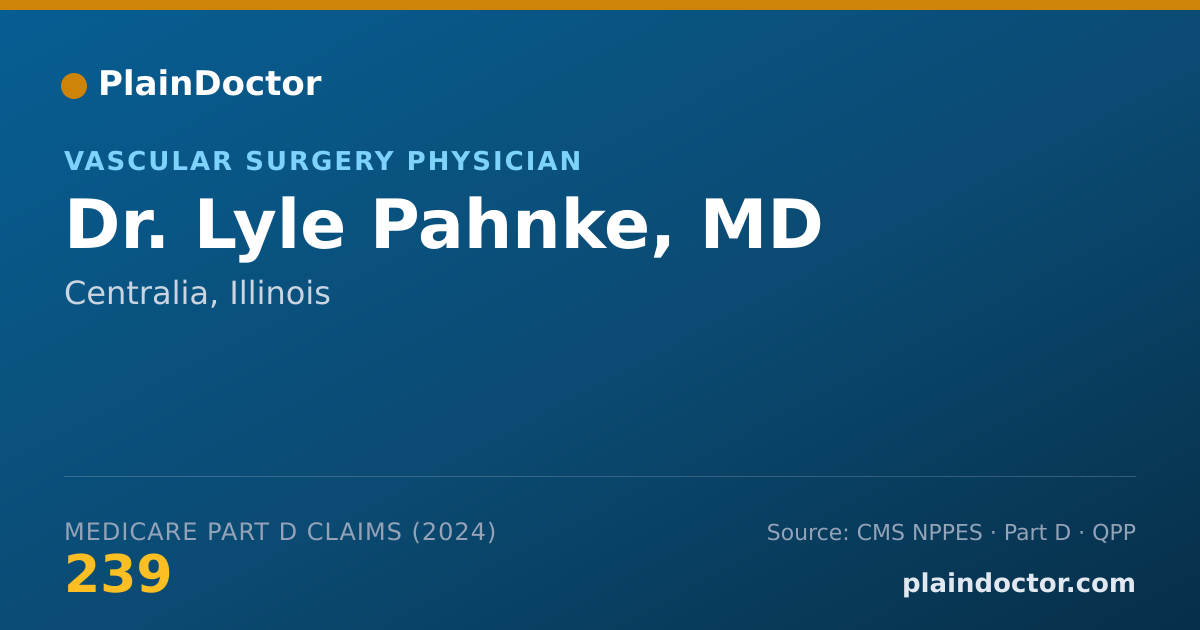 Shareable card for Lyle Pahnke, MD - Family Medicine Physician, Centralia, IL
