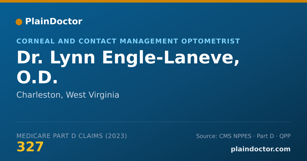 Shareable card for Lynn Engle-Laneve, O.D. - Corneal and Contact Management Optometrist, Charleston, WV