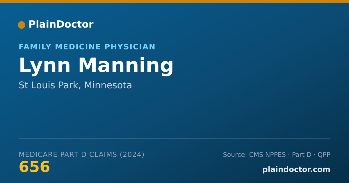 Shareable card for Lynn Manning - Family Medicine Physician, St Louis Park, MN