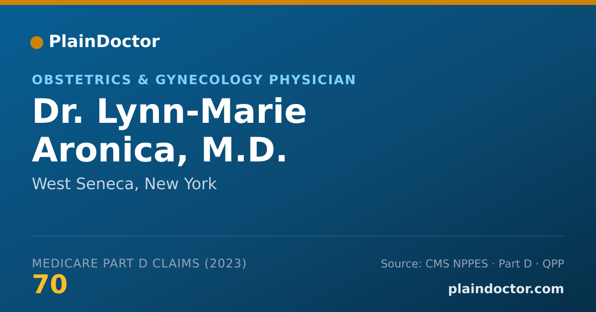 Shareable card for Lynn-Marie Aronica, M.D. - Obstetrics & Gynecology Physician, West Seneca, NY