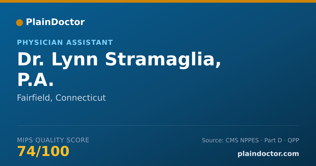 Shareable card for Lynn Stramaglia, P.A. - Physician Assistant, Fairfield, CT