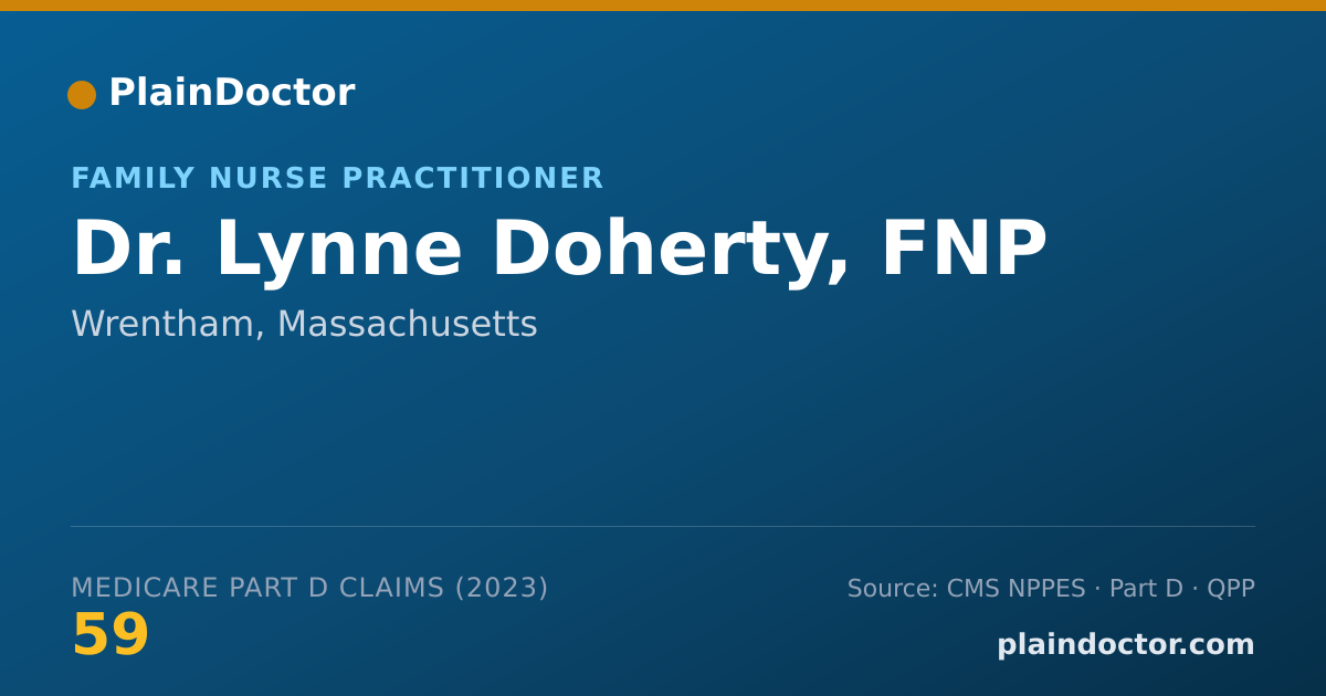 Shareable card for Lynne Doherty, FNP - Family Nurse Practitioner, Wrentham, MA