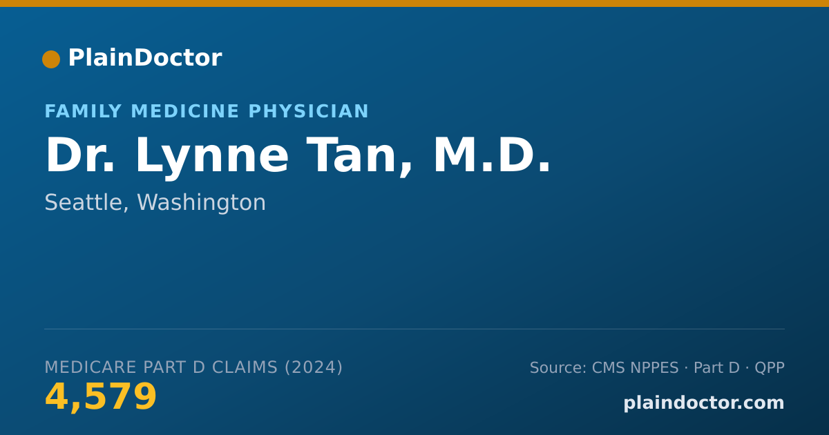 Shareable card for Lynne Tan, M.D. - Family Medicine Physician, Seattle, WA