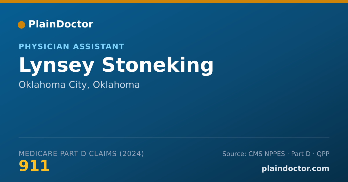 Shareable card for Lynsey Stoneking - Physician Assistant, Oklahoma City, OK
