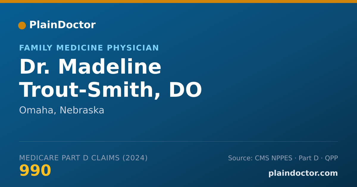 Shareable card for Madeline Trout-Smith, DO - Family Medicine Physician, Omaha, NE