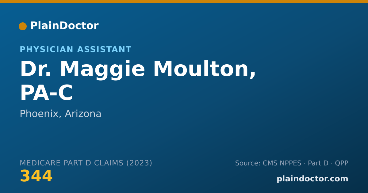 Shareable card for Maggie Moulton, PA-C - Physician Assistant, Phoenix, AZ