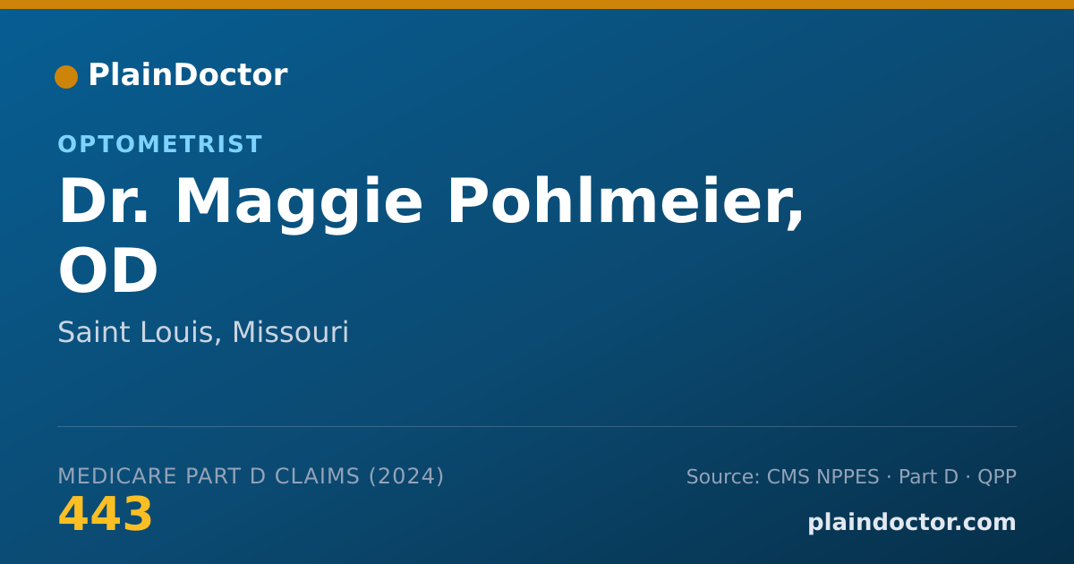 Shareable card for Maggie Pohlmeier, OD - Optometrist, Saint Louis, MO