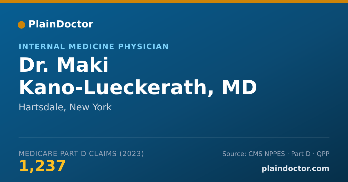 Shareable card for Maki Kano-Lueckerath, MD - Internal Medicine Physician, Hartsdale, NY