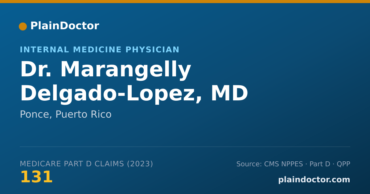 Shareable card for Marangelly Delgado-Lopez, MD - Internal Medicine Physician, Ponce, PR