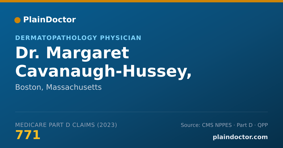 Shareable card for Margaret Cavanaugh-Hussey, M.D., M.P.H. - Dermatopathology Physician, Boston, MA