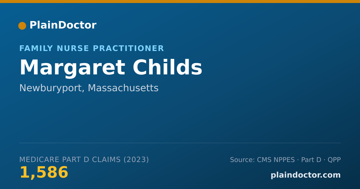 Shareable card for Margaret Childs - Family Nurse Practitioner, Newburyport, MA