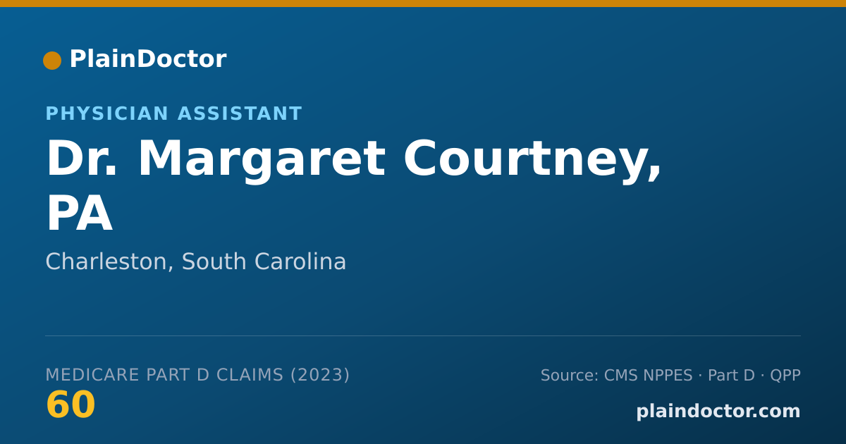 Shareable card for Margaret Courtney, PA - Physician Assistant, Charleston, SC