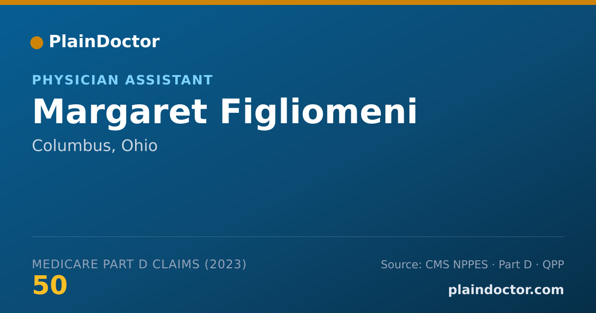 Shareable card for Margaret Figliomeni - Physician Assistant, Columbus, OH