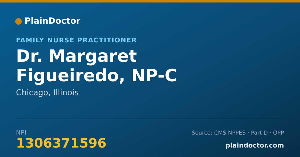 Shareable card for Margaret Figueiredo, NP-C - Family Nurse Practitioner, Chicago, IL