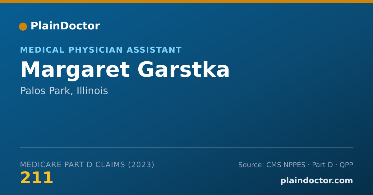 Shareable card for Margaret Garstka - Medical Physician Assistant, Palos Park, IL