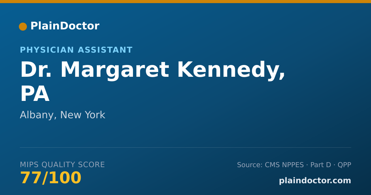 Shareable card for Margaret Kennedy, PA - Physician Assistant, Albany, NY