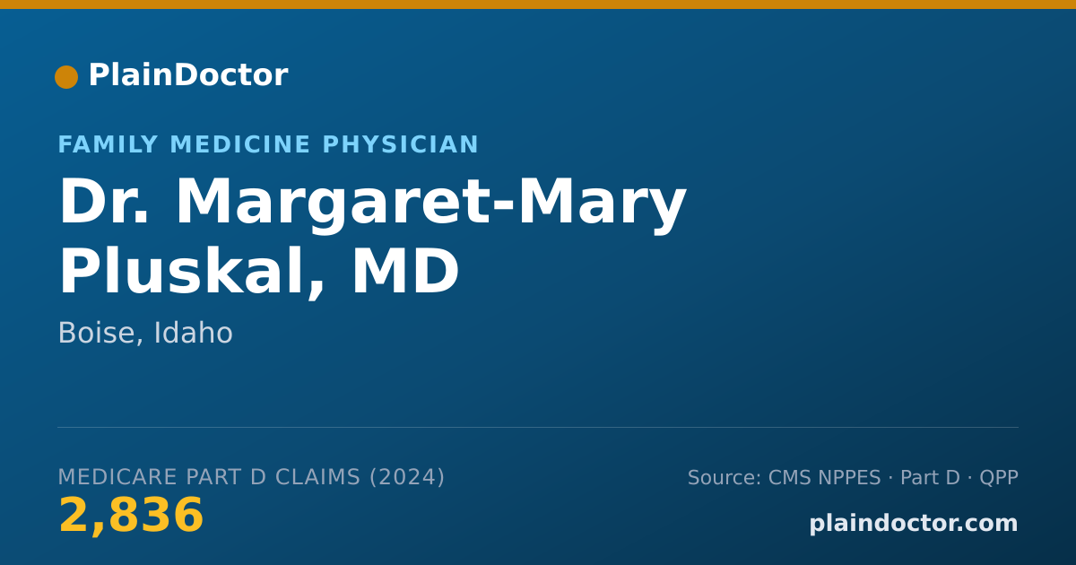 Shareable card for Margaret-Mary Pluskal, MD - Family Medicine Physician, Boise, ID