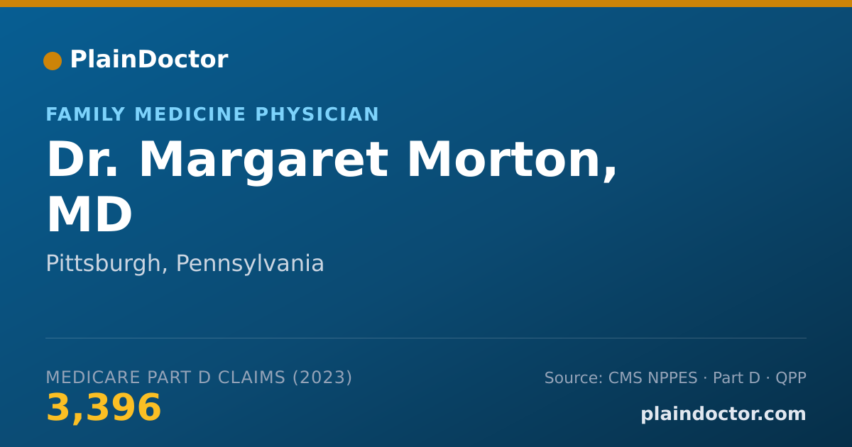 Shareable card for Margaret Morton, MD - Family Medicine Physician, Pittsburgh, PA