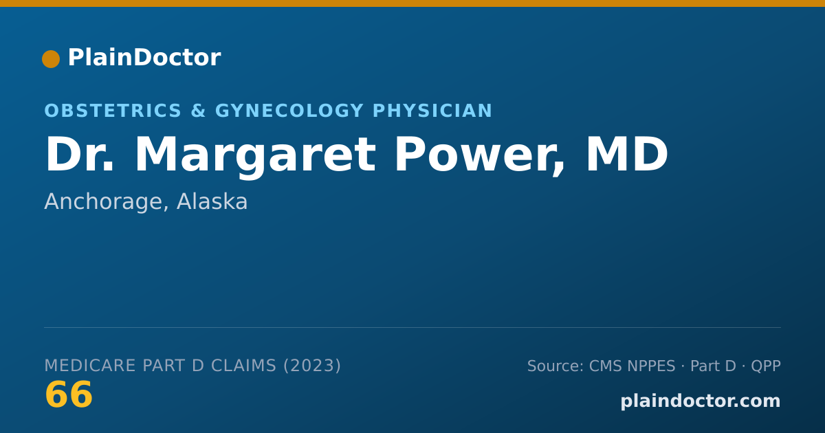 Shareable card for Margaret Power, MD - Obstetrics & Gynecology Physician, Anchorage, AK