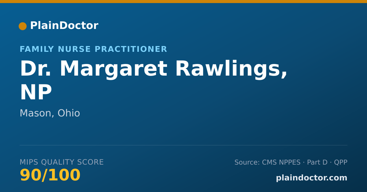 Shareable card for Margaret Rawlings, NP - Family Nurse Practitioner, Mason, OH
