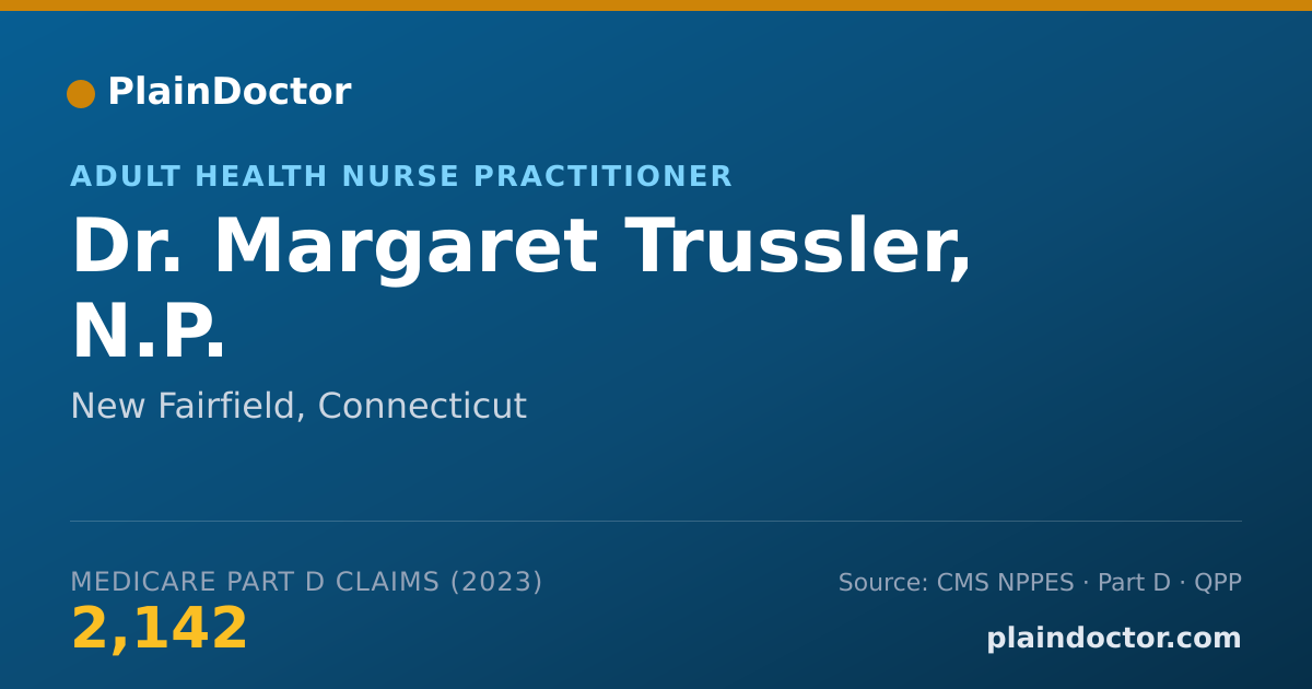Shareable card for Margaret Trussler, N.P. - Adult Health Nurse Practitioner, New Fairfield, CT