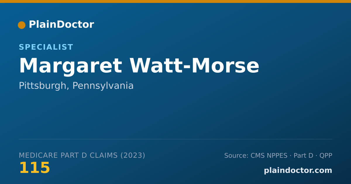 Shareable card for Margaret Watt-Morse - Specialist, Pittsburgh, PA