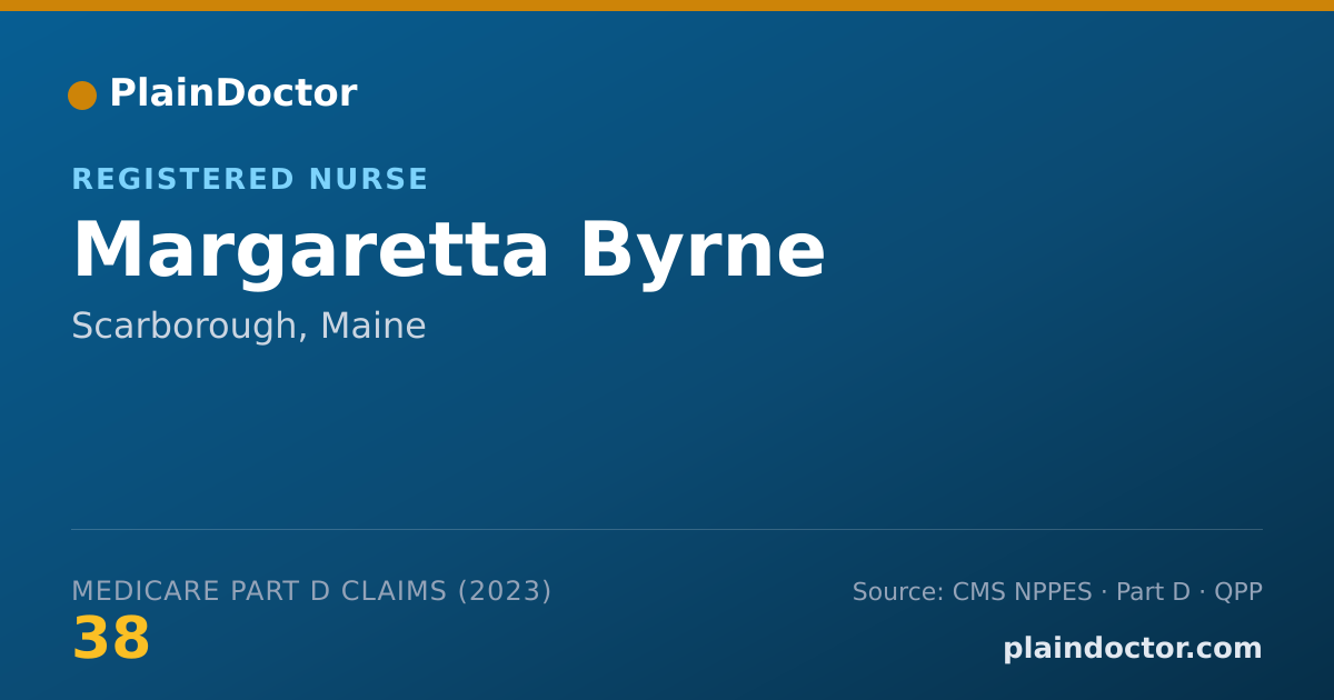 Shareable card for Margaretta Byrne - Registered Nurse, Scarborough, ME