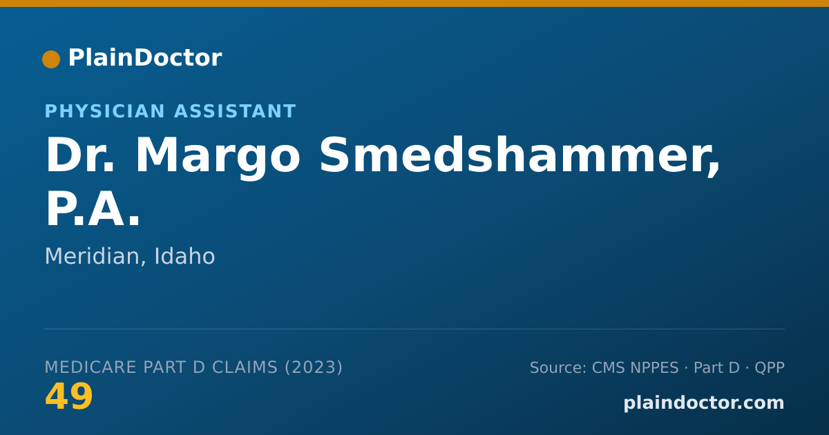 Shareable card for Margo Smedshammer, P.A. - Physician Assistant, Meridian, ID