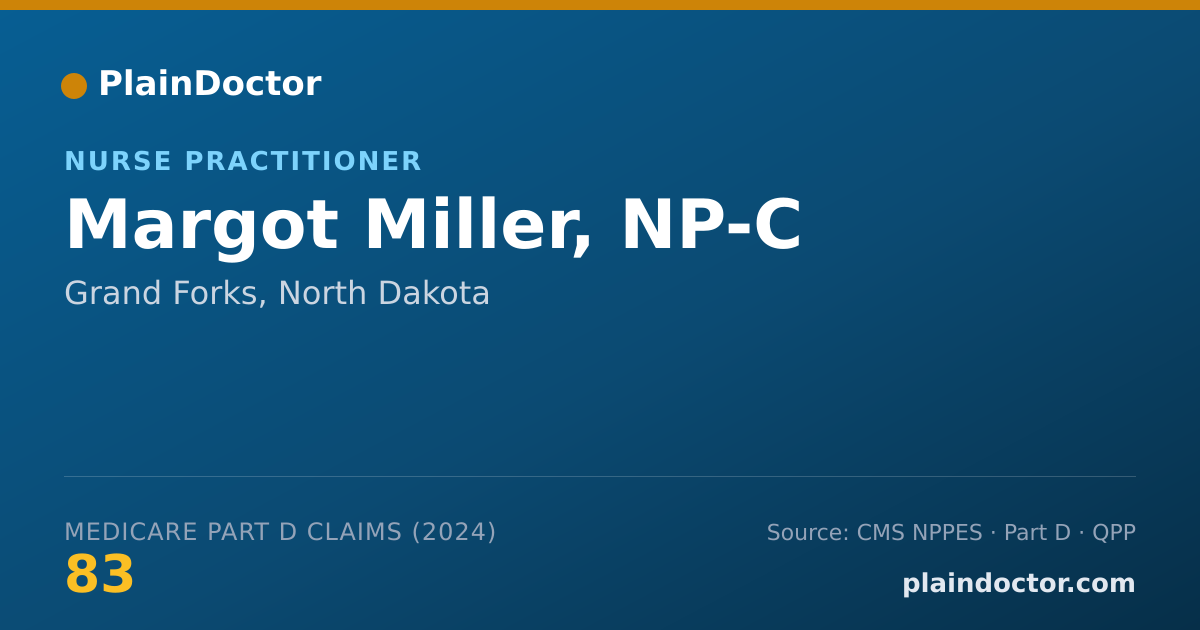 Shareable card for Margot Miller, NP-C - Nurse Practitioner, Grand Forks, ND