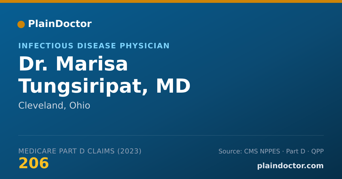 Shareable card for Marisa Tungsiripat, MD - Infectious Disease Physician, Cleveland, OH
