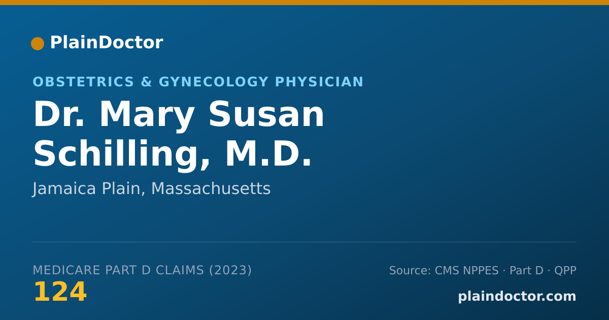 Shareable card for Mary Susan Schilling, M.D. - Obstetrics & Gynecology Physician, Jamaica Plain, MA