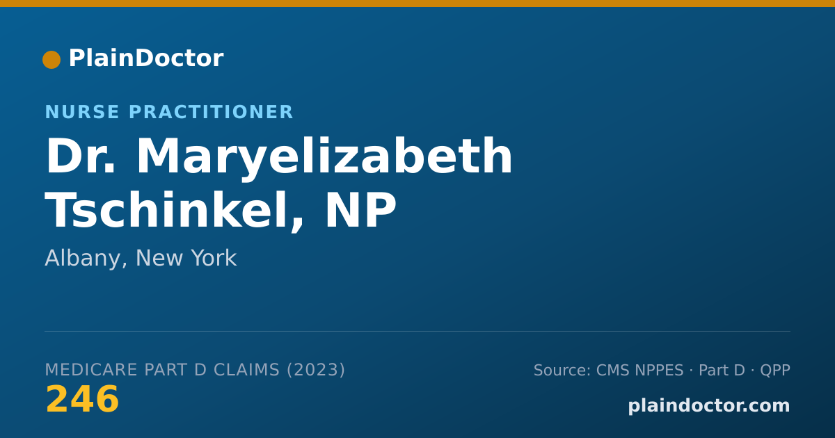 Shareable card for Maryelizabeth Tschinkel, NP - Nurse Practitioner, Albany, NY