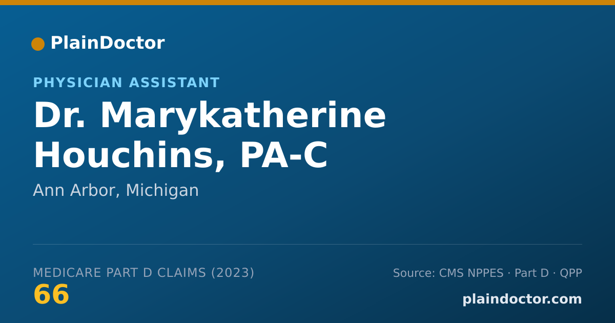 Shareable card for Marykatherine Houchins, PA-C - Physician Assistant, Ann Arbor, MI
