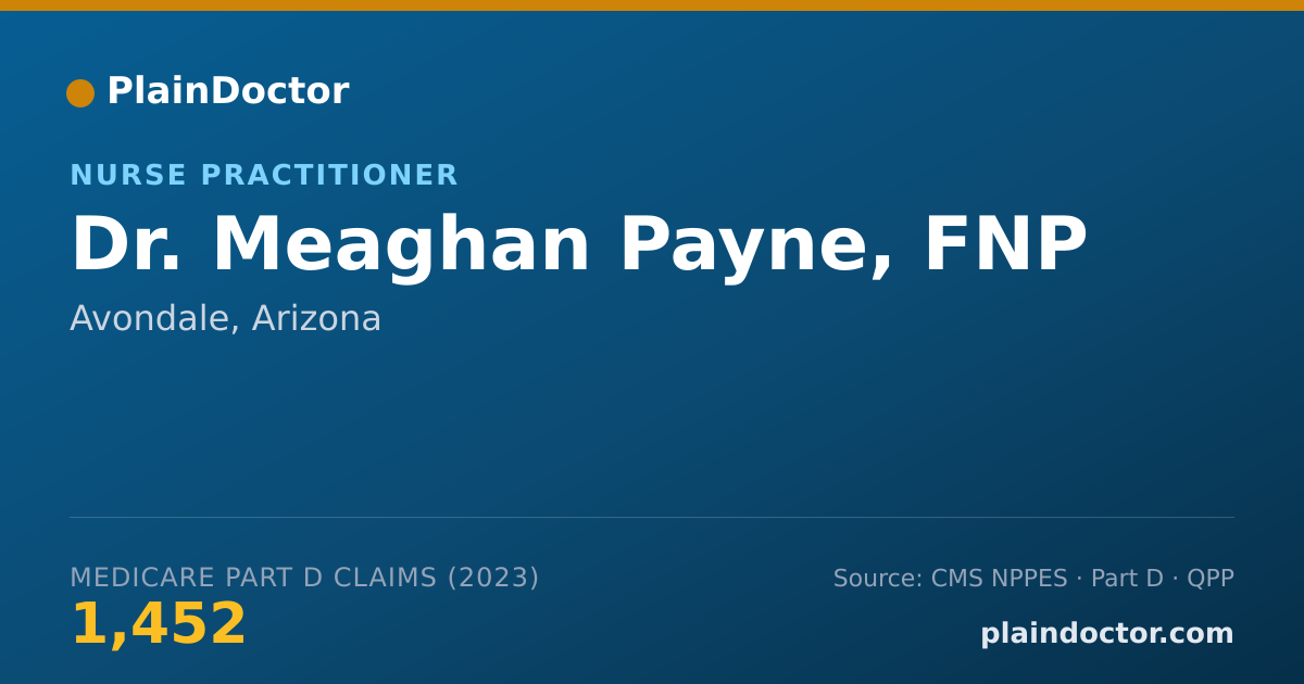 Shareable card for Meaghan Payne, FNP - Nurse Practitioner, Avondale, AZ